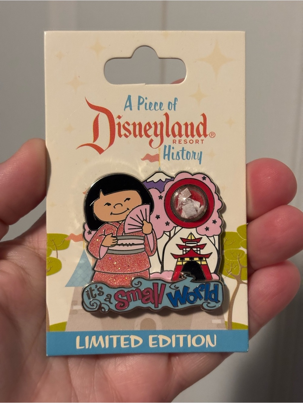 Disney - A Piece of Disneyland History “it’s a small world” Japan Pin